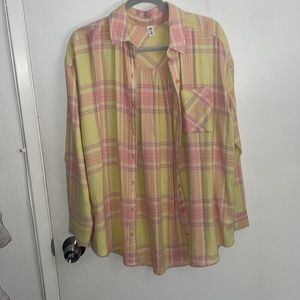 Oversized flannel size Xs